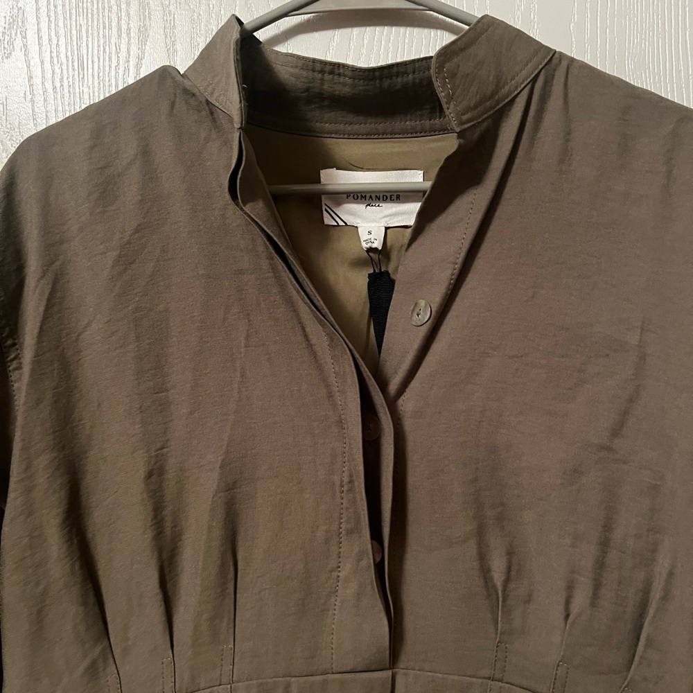 NWT Tuckernuck POMANDER PLACE Green Darien Dress Small - Picture 2 of 13